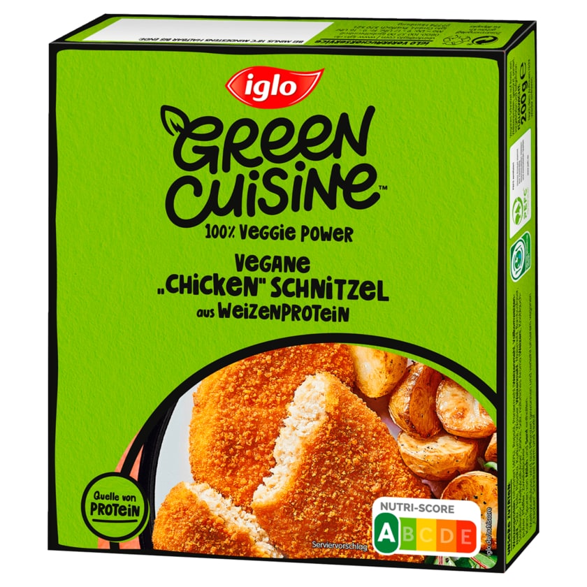 iglo Green Cuisine "Chicken" Schnitzel vegan 200g